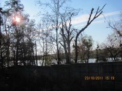 Четверту частину периметра озера, що в Лозовеньках, заблоковано парканами