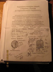 У Харкові триває збір підписів за безвізовий режим між Україною і Польщею