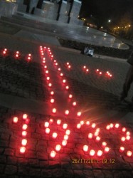 До пізнього вечора в Харкові тривали заходи з вшанування пам’яті жертв Голодомору