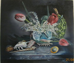 Весняні квіти й оригінальні натюрморти в галереї «Маестро»