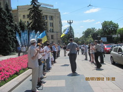 Харківці підтримали всеукраїнську акцію протесту проти мовного законопроекту № 9073
