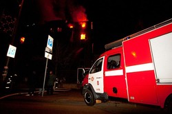 Пожежа в центрі Києва: МНСники близько 4 годин гасили вогонь (ФОТО)