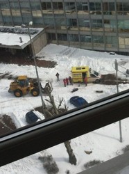 Снігоприбиральний трактор розчавив киянку (ФОТО)