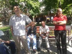 На День Європи харківські громадські активісти зібрались біля пам’ятника Григорію Сковороді