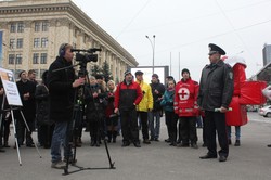 Харківські автомобілісти вшанували пам'ять жертв дорожніх аварій