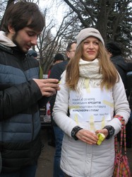 Харківський євромайдан  зібрав  близько  2 тисяч  учасників