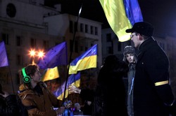 Плакатна «сушка» на ЄвроМайдані в Харкові