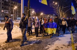 Хода Євромайдану в Харкові: "ультрас",  міліція,  "тітушки".  Всі діяли за планом