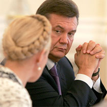 Віктор Янукович і Юлія Тимошенко