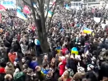 Євромайдан у Харкові сьогодні об'єднав не менше 30 тисяч людей