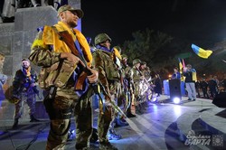 Бійці батальйону "Харків-1" повернулися до рідного міста із зони АТО
