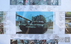 Російські танки "залишили слід" на українській землі