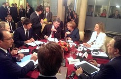 Зустріч Порошенка і Путіна завершилася, президенти спілкувалися 1,5 години