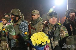 Бійці батальйонів «Слобожанщина» та «Харків-1» повернулися із зони АТО (фото)