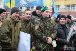 Харків‘яни привітали бійців 22 батальйону територіальної оборони (фото)