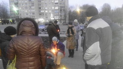 22 листопада 2014 року лозівська громада вшанувала пам'ять жертв Голодоморів (фото)