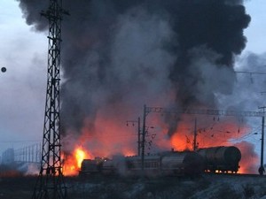 Знову теракт на Харківщині? Невідомий розстріляв з гранатомета потяг з паливом