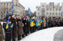 В Харкові відзначили День Соборності та вшанували героїв Небесної сотні (фото)