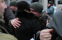 Харків відправив до зони АТО ще 30 бійців спецбатальйону міліції (фото)