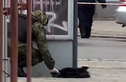 Безтурботні жителі Дніпропетровська не помітили бомбу (відео)