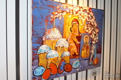 В харківській кав'ярні стартувала виставка «Весняний променад» (фото)