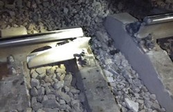 Ще один вибух в Харкові: підірвали залізничне полотно (фото)