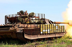 Командування танкового об’єднання «Восток» провело навчання в Дніпропетровській області (фото)