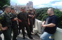 Строковики Національної гвардії України продовжують знайомство з Харковом (фото)