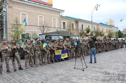 Харків’яни проводжали бійців «Східного корпусу»