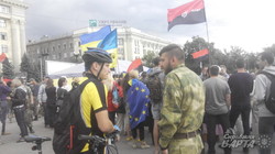 В Харкові пройшов мітинг на підтримку «Правого сектора»
