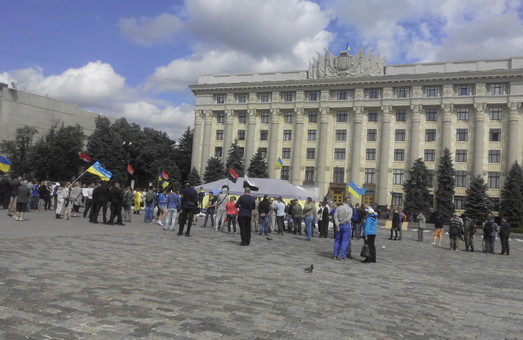 В Харкові мітингували на підтримку «Правого сектора» (фото)