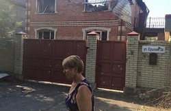 зруйновано снарядом будинок у куйбишевському районі донецька