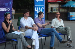 В парку Шевченка обсудили новий закон в сфері ЖКГ (фото)