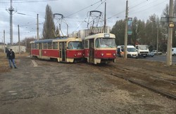 У Харкові знову сталася дорожня пригода за участю №20 трамвая (фото)
