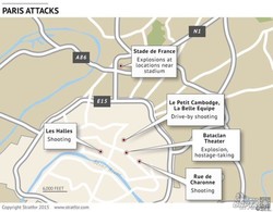Серія терактів в столиці Франції : від 127 до 153 загиблих і надзвичайний стан (фото)