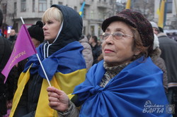 В Харкові відзначали річницю Революції Гідності