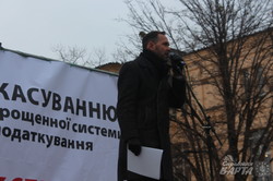 «Збережемо єдиний податок»: в Харкові приватні підприємці вийшли на акцію протесту (фото)
