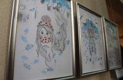 Викладачі художніх шкіл презентували свій «Різдвяний подарунок Слобожанщині» (фото)