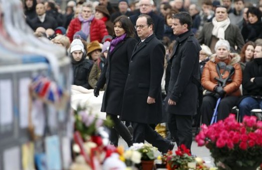 В Парижі вшановували пам'ять жертв терактів