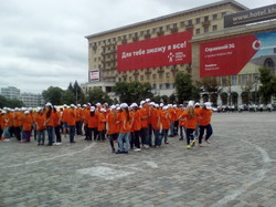 На площі Свободи відбулася акція «Діти Харкова – за мир!»