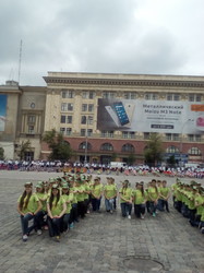 На площі Свободи відбулася акція «Діти Харкова – за мир!»