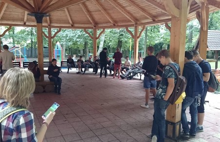 В саду Шевченка облаштували майданчик PokemonGo