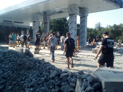 ЦК «Азов» припинив будівництво «чорної»  АЗС  на Салтівці