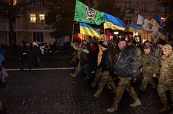 Святкова хода до Дня захисника України в Харкові: як це було (Фото)