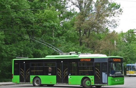 У Харкові тимчасово змінився рух громадського транспорту: один з тролейбусів не ходить