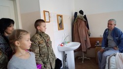 Вихованці "Кадетського корпусу" завітали в госпіталь до бійців АТО (ФОТО)
