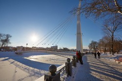 Пішохідна прогулянка зимовим Харковом/ Фоторепортаж