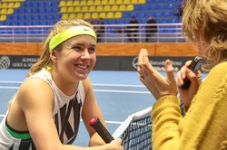 Еліна Світоліна зіграла з найстаршим тенісистом України / Фоторепортаж