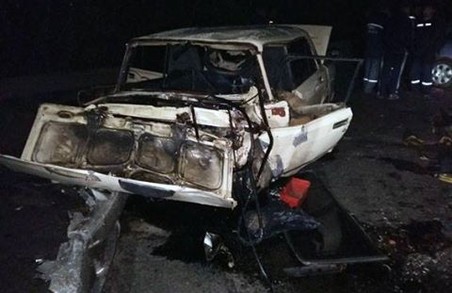 У ДТП біля Мерефи загинуло обидва водії/ Фото