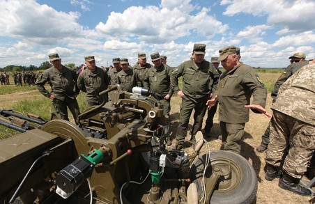 В Клугіно-Башкирівці проведені польові заняття з командирами Національної гвардії
